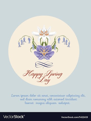 Spring vector image