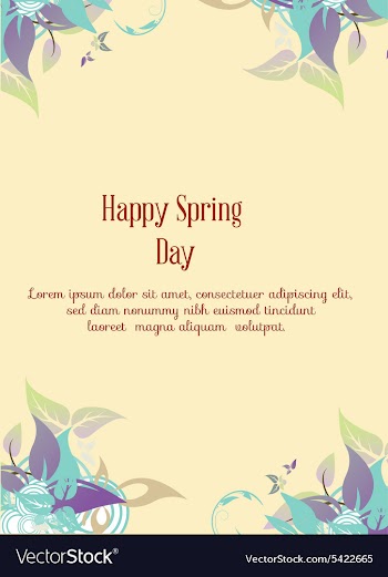 Spring vector image