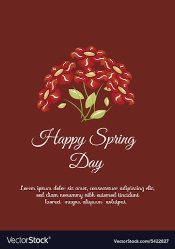 Spring vector image