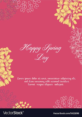 Spring vector image