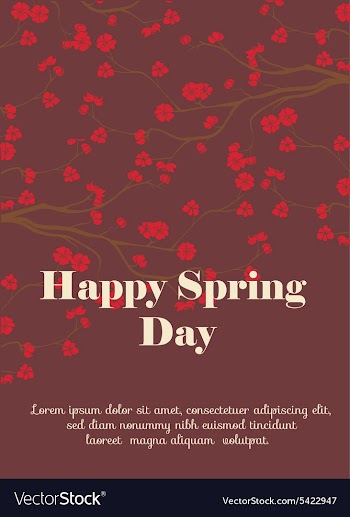 Spring vector image