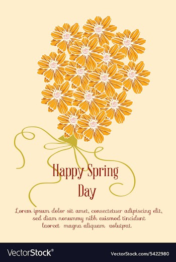 Spring vector image