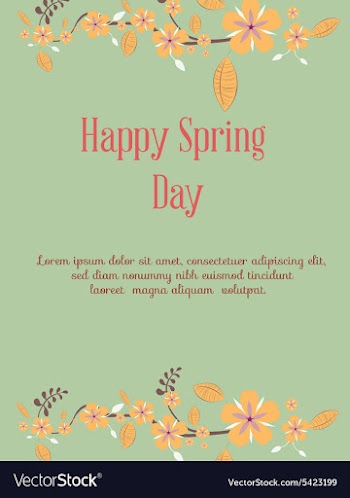 Spring vector image