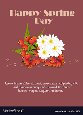 Spring vector image