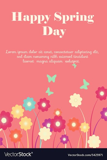 Spring vector image