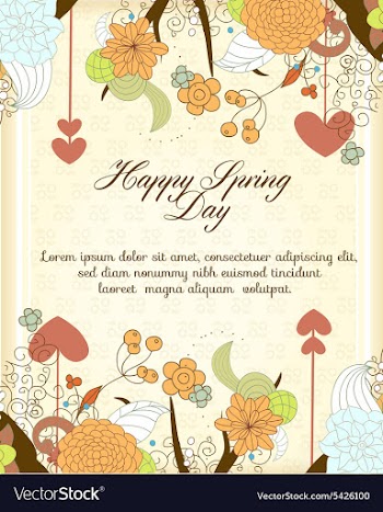 Spring vector image