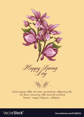 Spring vector image