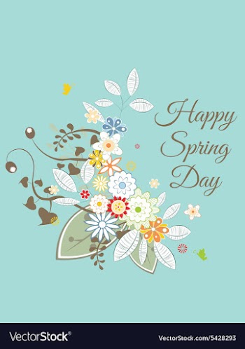 Spring vector image