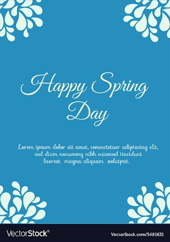 Spring vector image