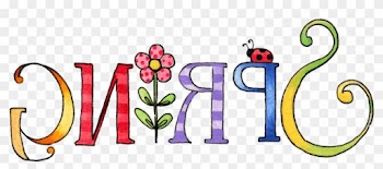 Spring Word Clipart - Spring Word Clipart