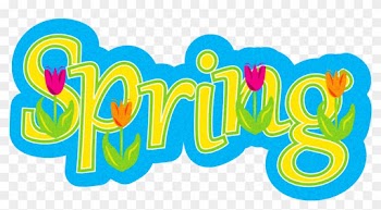 Spring Word Cliparts - Spring Word Art