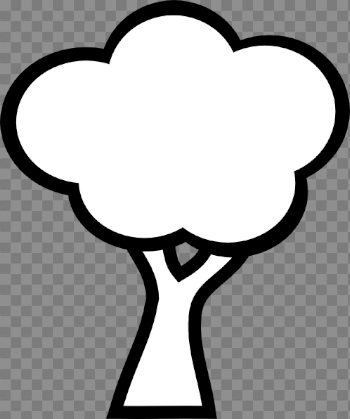 Springtime Tree Png Black And White & Free Springtime Tree Black ...
