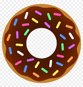 Sprinkle Donut Clipart - Donut Clipart
