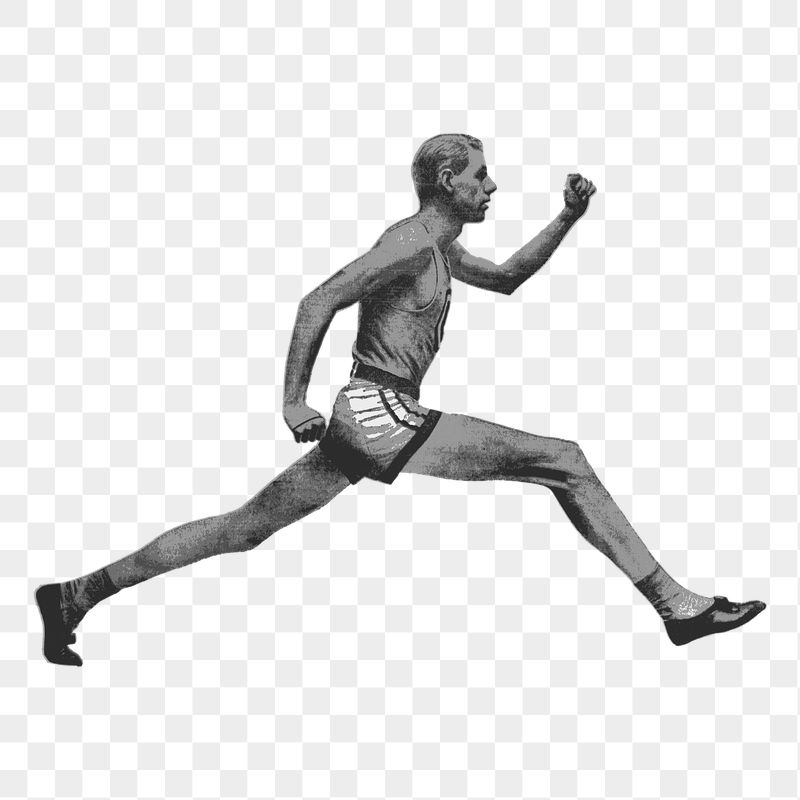 Sprint runner  png sticker, | Free PNG - rawpixel
