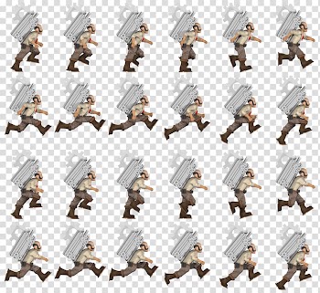 Sprite Animation Running, sprite transparent background PNG clipart
