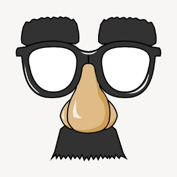 Spy glasses costume clip art, | Free Photo - rawpixel
