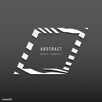 Square abstract badge template vector | Free stock vector - 538072