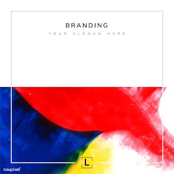 Square artistic branding template | Free stock vector - 575287