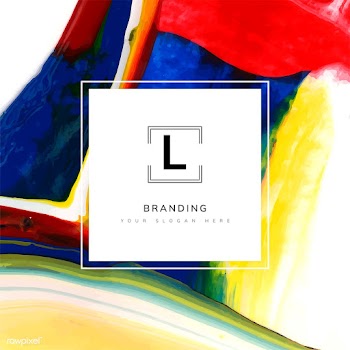 Square artistic branding template | Free stock vector - 575288