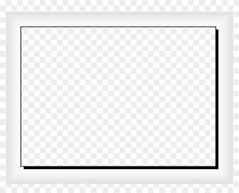 Square Black Frame Png - Horizontal Photo Frame Png