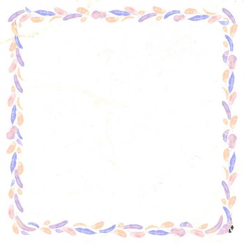 Square Bohemian style border vector