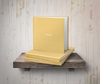 Square Book mockup