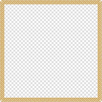 Square brown frame , Area frame Square, Inc. Pattern, painted gold frame transparent background PNG clipart