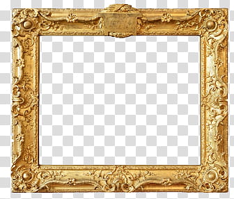 Square brown frame transparent background PNG clipart