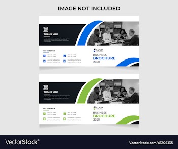 square business brochure cover design template set