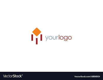 					Square business logo vector image														