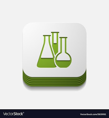 Square button tube vector image
