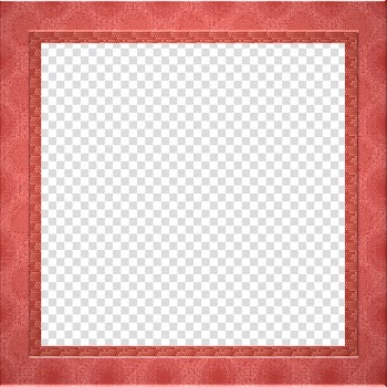 Square Chessboard Area frame Pattern, Red Border Frame Pic transparent background PNG clipart