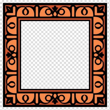 Square Frame  a transparent background PNG clipart