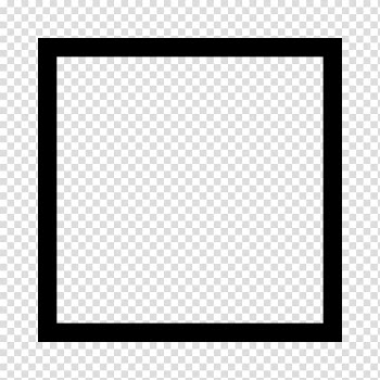 Square frame transparent background PNG clipart