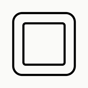 Square geometric shape icon psd in simple… | Free stock illustration | High Resolution graphic
