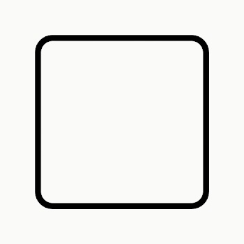 Square geometric shape icon vector in simple… | Free stock illustration | High Resolution graphic