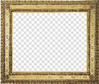 Square gold frame, frame Gold, European gold frame frame transparent background PNG clipart
