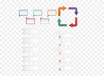 Square Graphic design Angle - All kinds of decorative colored PPT 