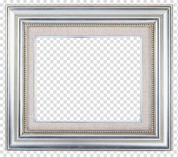 Square gray frame, frame Metal Decorative arts Big, The silver border of the European metal pattern transparent background PNG clipart