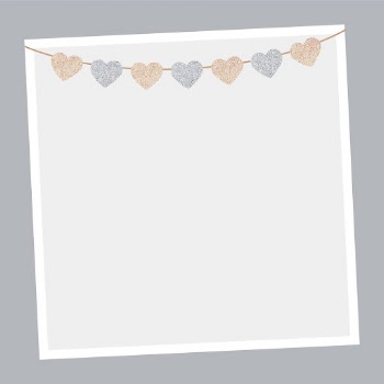 Square hearts party frame background, | Free Vector - rawpixel