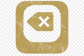 Square meter Symbol Brand - backspace button 