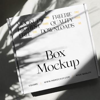 Square Package Mockup