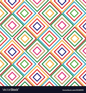 Square pattern 37 vector image