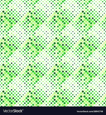 Square pattern background - abstract green graphic vector image