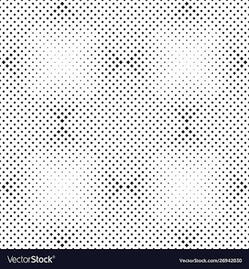 Square pattern background - black and white vector image