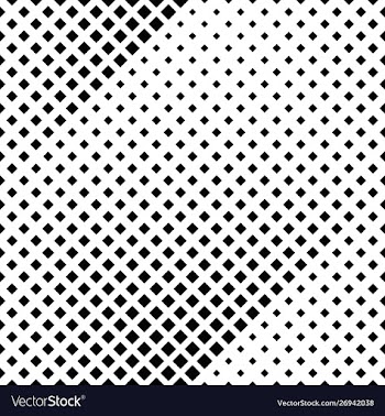 Square pattern background - black and white vector image