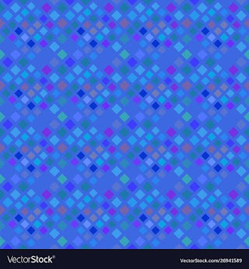 Square pattern background - blue abstract graphic vector image