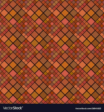 Square pattern background design - abstract brown vector image