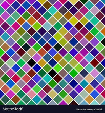 Square pattern background from diagonal squares vector image