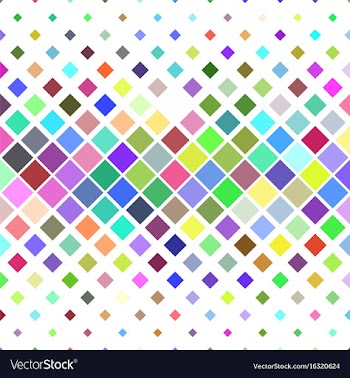 Square pattern background from diagonal squares vector image